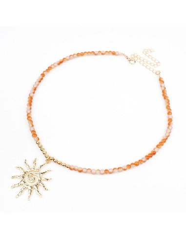 Collar Gold Sun