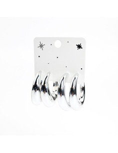 Set de Aros Chunky | Infinita Moda | Mayorista