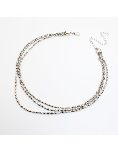 Collar Triple Cadena | Infinita Moda | Mayorista