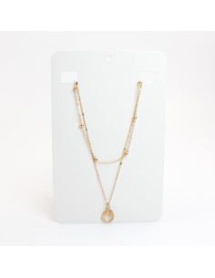 Collar Doble Cadena | Infinita Moda | Mayorista