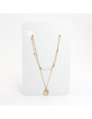 Collar Doble Cadena | Infinita Moda | Mayorista