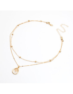 Collar Doble Cadena | Infinita Moda | Mayorista