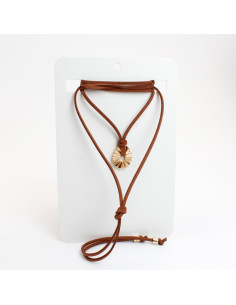 Collar de gamuza | Infinita Moda | Mayorista de Bijouterie