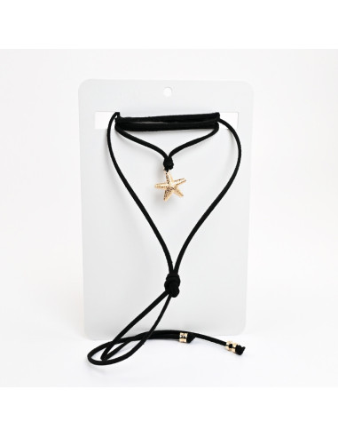 Collar de gamuza | Infinita Moda | Mayorista de Bijouterie
