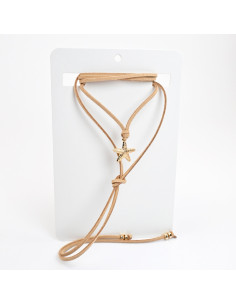 Collar de gamuza | Infinita Moda | Mayorista de Bijouterie