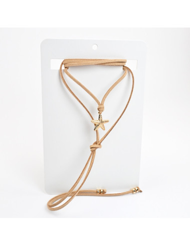 Collar de gamuza | Infinita Moda | Mayorista de Bijouterie