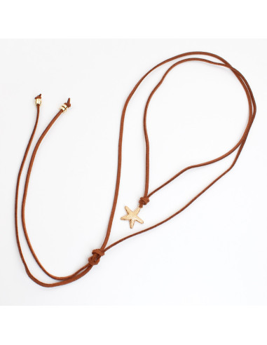 Collar de gamuza | Infinita Moda | Mayorista de Bijouterie