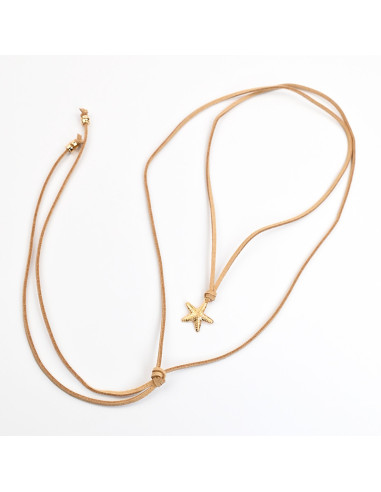 Collar de gamuza | Infinita Moda | Mayorista de Bijouterie