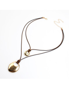 Collar Cordón PU | Infinita Moda | Mayorista de Bijouterie