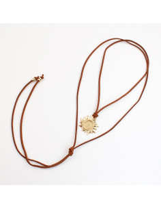 Collar de gamuza | Infinita Moda | Mayorista de Bijouterie