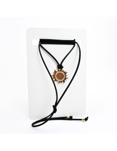 Collar de gamuza | Infinita Moda | Mayorista de Bijouterie