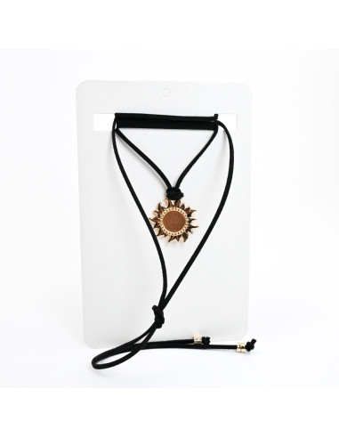 Collar de gamuza | Infinita Moda | Mayorista de Bijouterie