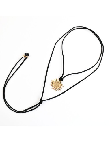 Collar de gamuza | Infinita Moda | Mayorista de Bijouterie