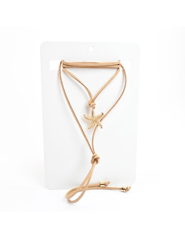 Collar de gamuza | Infinita Moda | Mayorista de Bijouterie