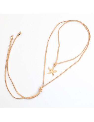 Collar de gamuza | Infinita Moda | Mayorista de Bijouterie