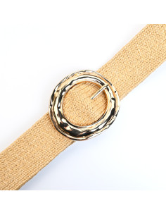 Cinturón de Yute | Infinita Moda | Mayorista de Bijouterie