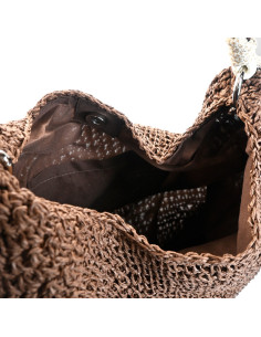 Cartera de Yute | Infinita Moda | Mayorista de Bijouterie
