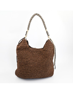 Cartera de Yute | Infinita Moda | Mayorista de Bijouterie