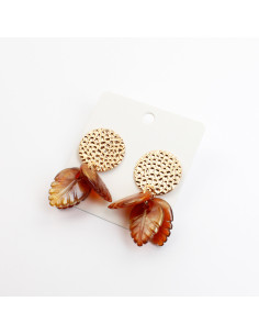 Aro Golden Leaf | Infinita Moda | Mayorista de Bijouterie