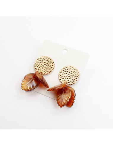 Aro Golden Leaf | Infinita Moda | Mayorista de Bijouterie