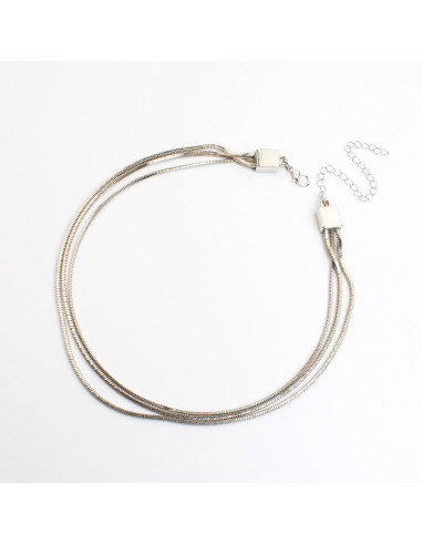Collar Triple Cadena | Infinita Moda | Mayorista de Bijouterie