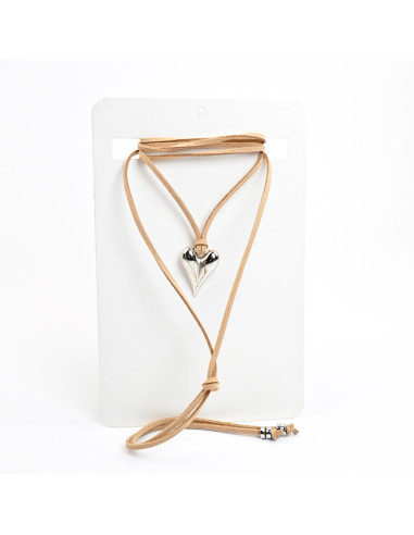 Collar de gamuza | Infinita Moda | Mayorista de Bijouterie