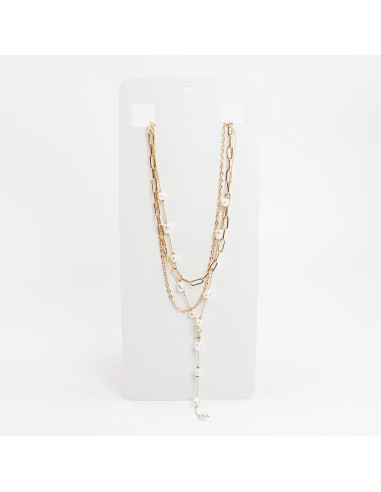 Collar Triple Cadena | Infinita Moda | Mayorista de Bijouterie