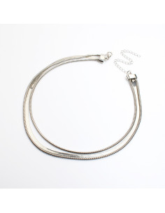 Collar Triple Cadena | Infinita Moda | Mayorista de Bijouterie
