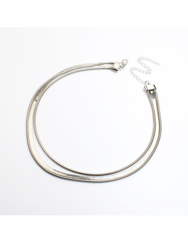 Collar Triple Cadena | Infinita Moda | Mayorista de Bijouterie