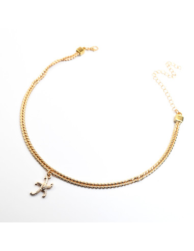 Choker de cadena | Infinita Moda | Mayorista de Bijouterie