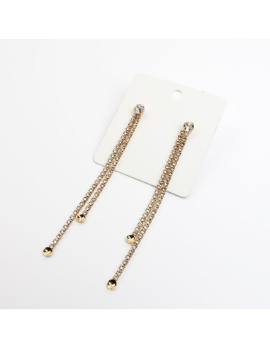 Aros de strass | Infinita Moda | Mayorista de Bijouterie