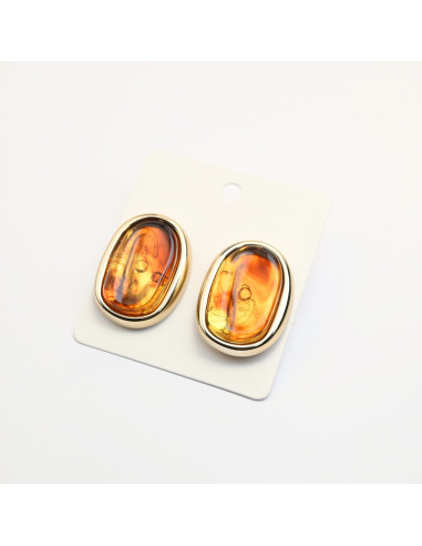 Aro Acrylic Oval | Infinita Moda | Mayorista de Bijouterie