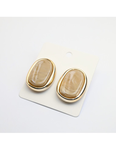 Aro Acrylic Oval | Infinita Moda | Mayorista de Bijouterie