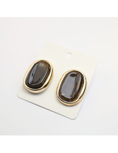 Aro Acrylic Oval | Infinita Moda | Mayorista de Bijouterie