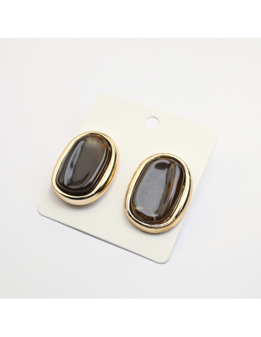 Aro Acrylic Oval | Infinita Moda | Mayorista de Bijouterie