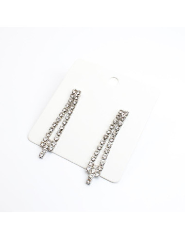 Aros de strass | Infinita Moda | Mayorista de Bijouterie