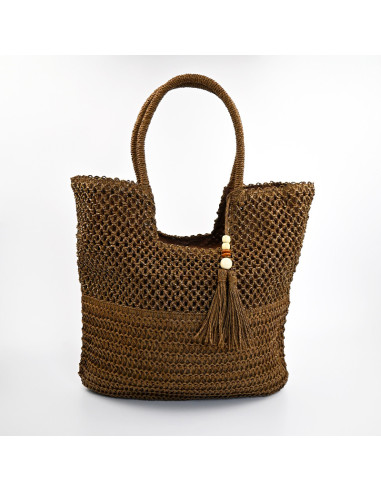 Cartera de Yute | Infinita Moda | Mayorista de Bijouterie