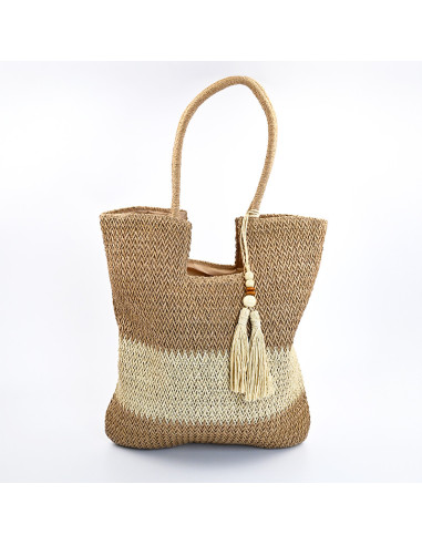 Cartera de Yute | Infinita Moda | Mayorista de Bijouterie