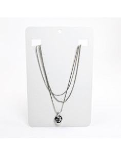 Collar cadena triple con dije | INFINITA MODA