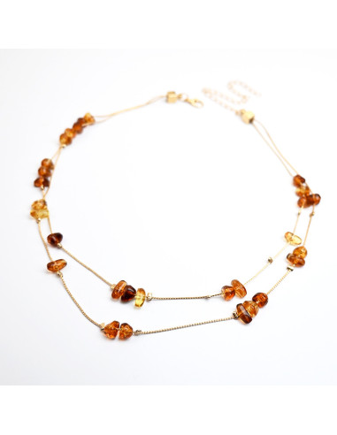 Collar Doble Cadena | INFINITA MODA | Venta mayorista