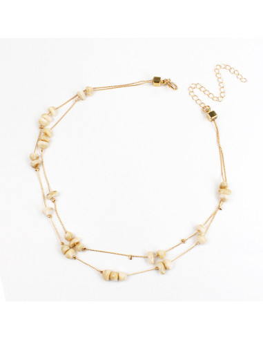Collar Doble Cadena | INFINITA MODA | Venta mayorista