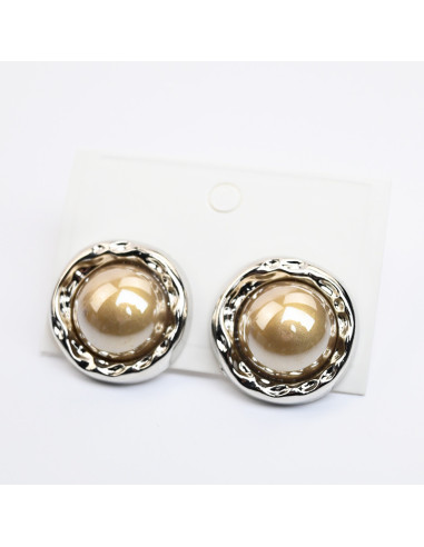 Aros de metal | Infinita Moda | Mayorista