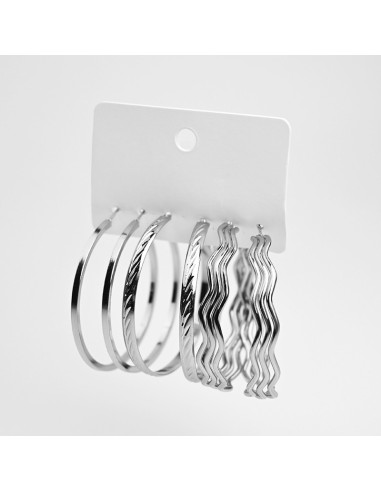 Set de aros argolla | Infinita Moda