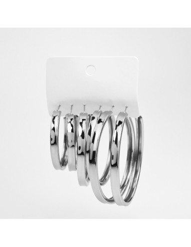Set de aros argolla | Infinita Moda