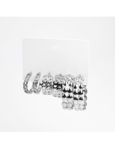 Set de aros argolla | Infinita Moda