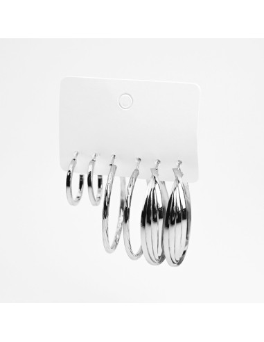Set de aros argolla | Infinita Moda