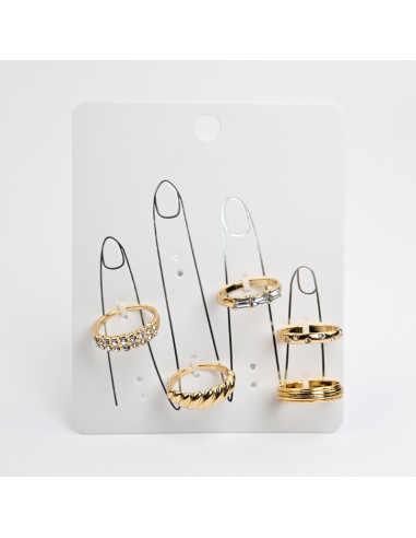 Set de 5 anillos | Infinita Moda | Mayorista de Bijouterie