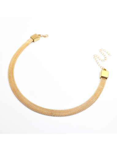 Choker de Cadena Golden | Infinita Moda | Mayorista de Bijouterie