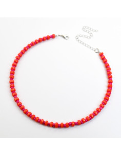 Collar de Acrílico Rayas | Infinita Moda | Mayorista de Bijouterie