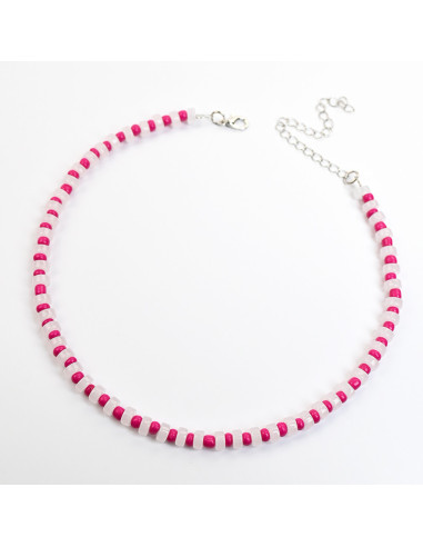 Collar de Acrílico Rayas | Infinita Moda | Mayorista de Bijouterie